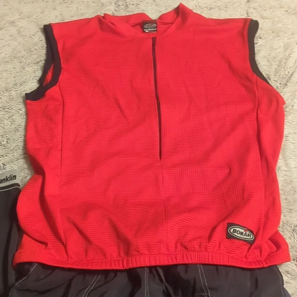 Borah Sawtooth Mountain Bike Shorts Padded‎ Black XL Cycling USA And Vest